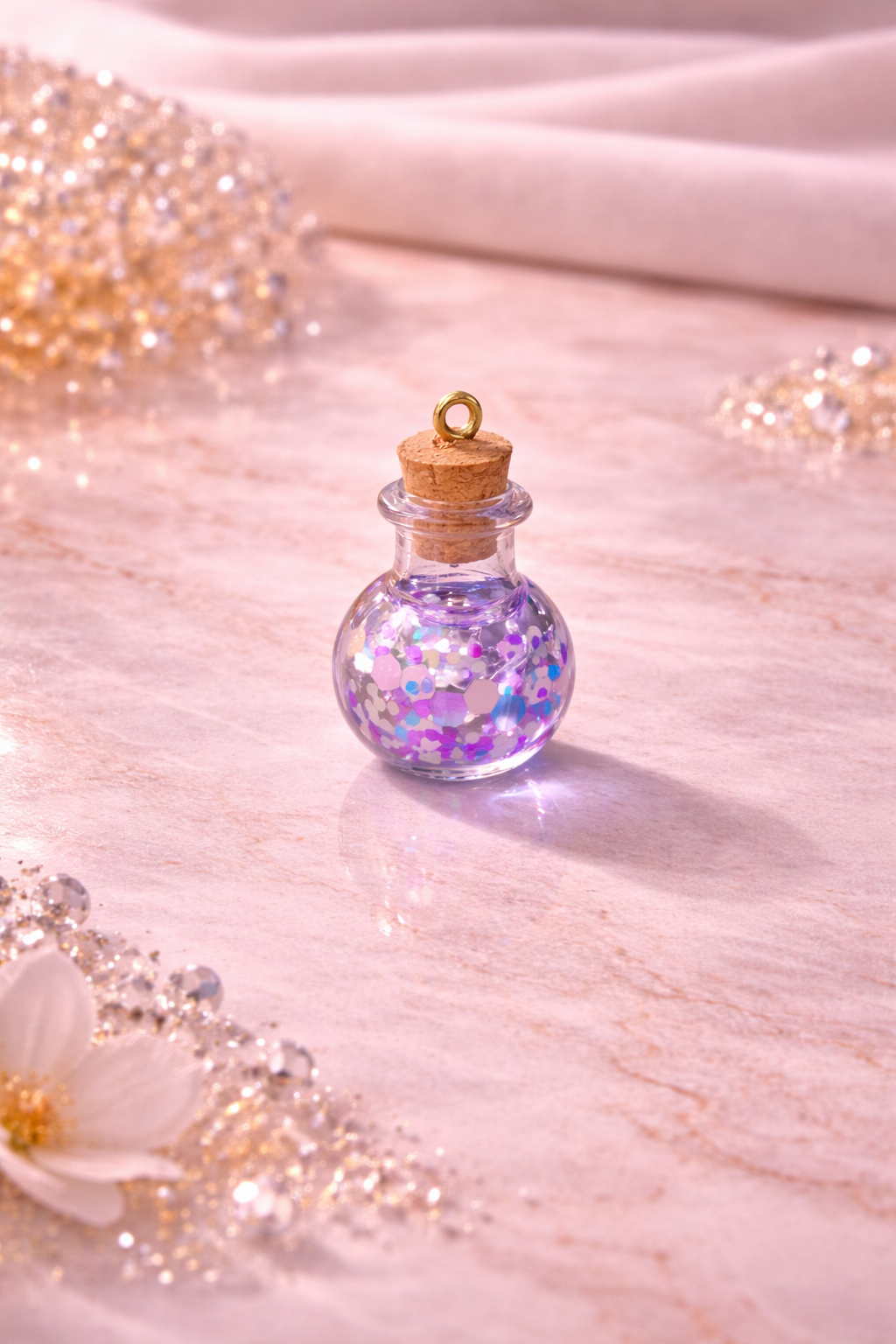 snowglobe keychain